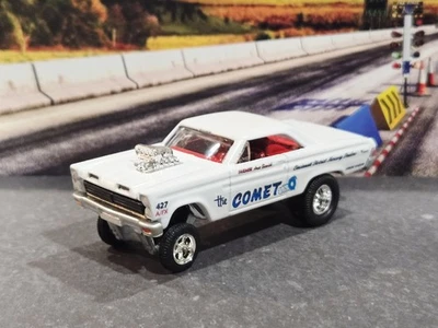 😎👍 CUSTOM Hot Wheels '65 Mercury Comet Cyclone Gasser Arnie Beswick - Image 1 of 4