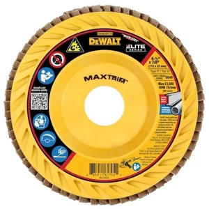Disco con solapa de cerámica Dewalt DWA8280CTR 4-1/2 X 7/8 40G T27 10/LOTE RECORTABLE MAXTRIM - Imagen 1 de 11