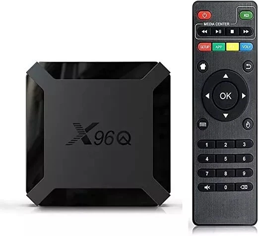 TV Box Android 10.0 X96Q  Smart TV 2GB RAM 16GB Quad Core 4K WiFi HDMI –Média FR - Imagen 1 de 1