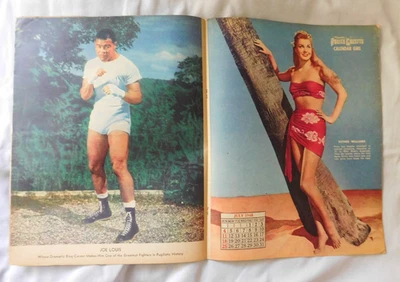 July 1948 The National Police Gazette Joe Louis Myra Green - Image 1 of 4