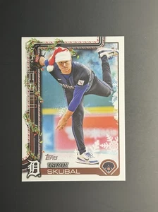 2025 Topps Holiday Tarik Skubal Santa Hat SP Image Variation - Bild 1 von 2