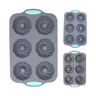 Molde de hielo para guirnalda, molde de hielo para guirnalda de Navidad, cubo de hielo de silicona para vacaciones de 6 agujeros Foto 1 de 4