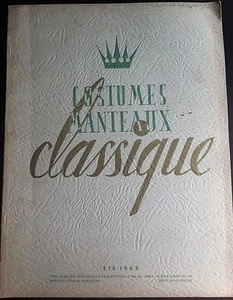 1963 MODA COSTUMES MANTEAUX CLASSIQUE - Imagen 1 de 1