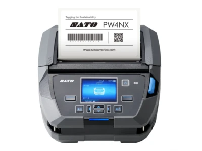 SATO PW4NX -Barcode-Etikettendrucker, SATO PW4NX, 4-Zoll-Mobildrucker, Bluetooth - Bild 1 von 4