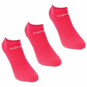 adidas Kids NoShow Three Pack Socks Junior Trainer - Picture 1 of 9