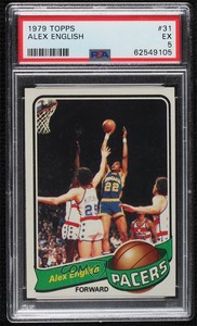 1979-80 Topps Alex English #31 PSA 5 Rookie RC HOF