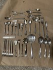 antique scrap/ craft lot of silver plate 1800s 