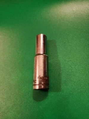 Mastercraft 3/8 soquete profundo vintage Cr-V Tawain 6 pontos - Imagem 1 de 4