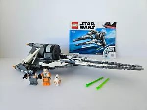 LEGO Set #75242 Black Ace TIE Interceptor Star Wars Resistance completo - Foto 1 di 10