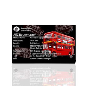 Display King - Display plaque for Lego London Bus 10258