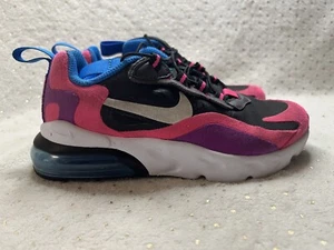 Nike Air Max 270 RT Youth black /Hyper Pink BQ0100-001 Size 11C Youth - Picture 1 of 9