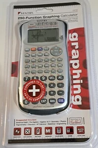 New SENTRY 250-Funtion Graphing Calculator and New Casio fx-260 SOLAR Scientific - Picture 1 of 6