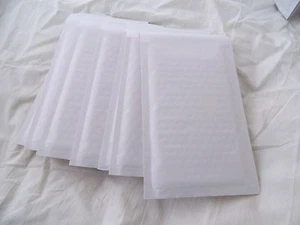 50 sobres de envío acolchados Kraft blanco perla 4x8, sobres de envío acolchados al por mayor - Imagen 1 de 5