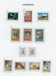 LUXEMBURG, 4 SEITEN POSTFRISCHE BRIEFMARKEN, 1977, 1991,1993 - Bild 1 von 4