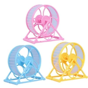 Hamster Mouse Rat Exercise Plastic Silent Running Spinner Wheel Pet Toys AU - Picture 1 of 9