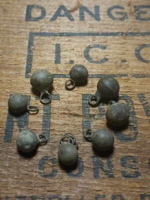  Gold Rush Era 1800s Ball Buttons Found In GOLD CAMP - Image 1 of 4