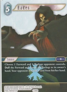 FINAL FANTASY TCG 1 X HADES 1-052R - RARE N0T FOIL - ICE - Picture 1 of 1