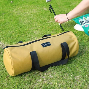 Tent Stake Bag Oxford Canvas Double Layer Camping Tent Peg Nail Storage Bag - Picture 1 of 10