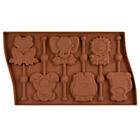  27 .5x16.5cm Lollipop Fondant Mold Cake Silicone Ice Cube Molds