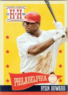2013 Hometown Heroes #15 Ryan Howard Philadelphia Phillies - Image 1 of 2