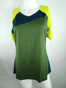 Smartwool Women Ultralite Mountain Bike Short Sleeve Green Medium 16590-N06 - Picture 1 of 10