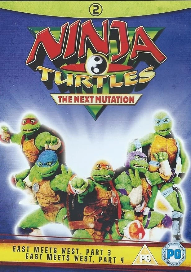 Ninja Turtles 2 The Next Mutation East Meets West Part 3 and 4 DVD UK Rel R2