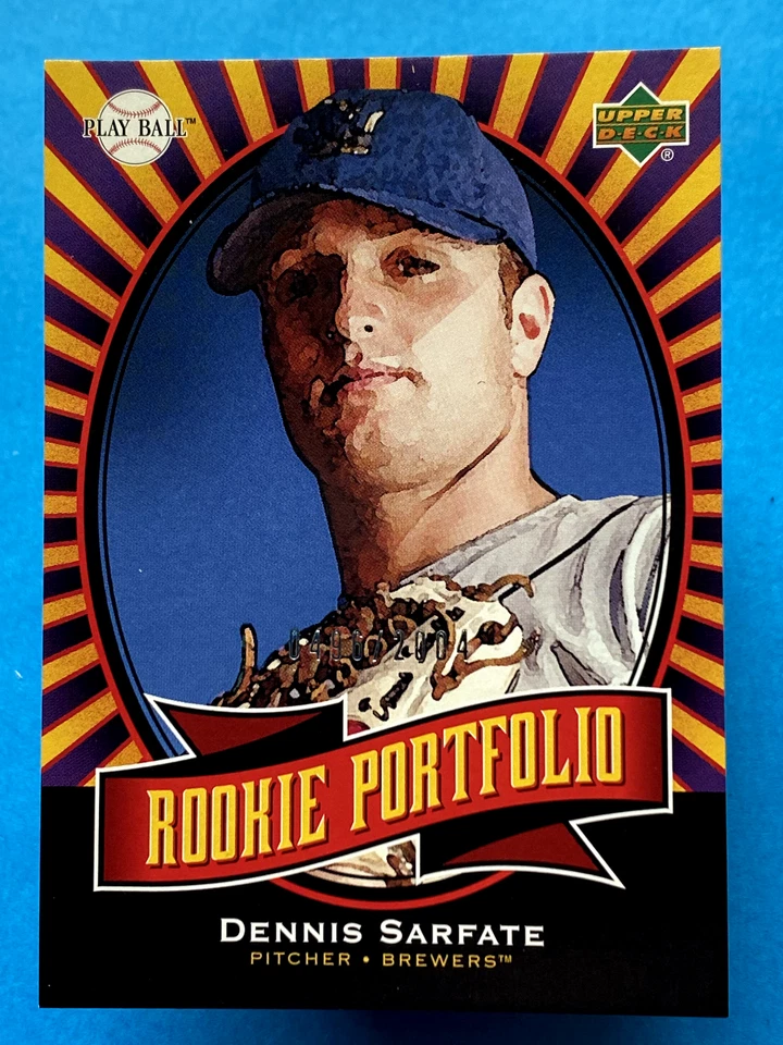 2004 Upper Deck Play Ball Rookie Portfolio /2004 Dennis Sarfate #136 - Image 1 of 3