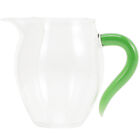 Colorful Handle Glass Milk Cups with Tea Dispensing Dispenser Pitcher Household