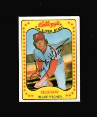 1981 Kellogg's #37 TUG McGRAW Phillies No Cracks Kelloggs NRMT - Image 1 of 2