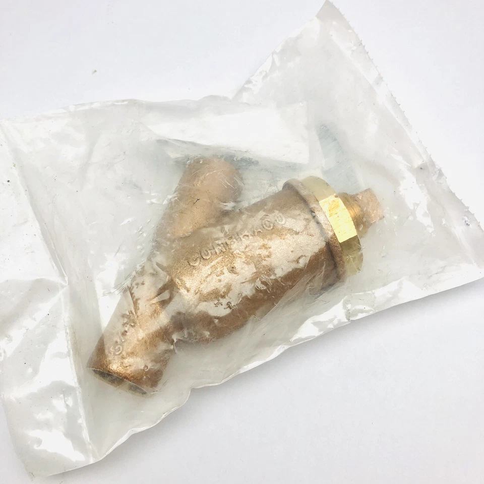 APOLLO 59-304-P2 Y COLADOR 3/4" BRONCE 20M 1/2" TAPA GRIFO CON TAPÓN TAPA SÓLIDA 3/4" Foto 1 de 3