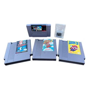 Super Mario Bros 1 2 3 Nintendo NES Trilogy Lot + Extras Tested Authentic - Picture 1 of 13