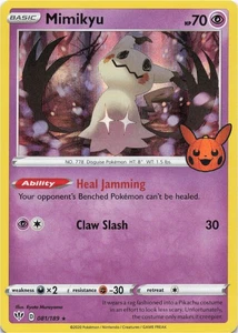 Pokemon - Mimikyu #081/189 - Trick or Trade BOOster Holo - Picture 1 of 2