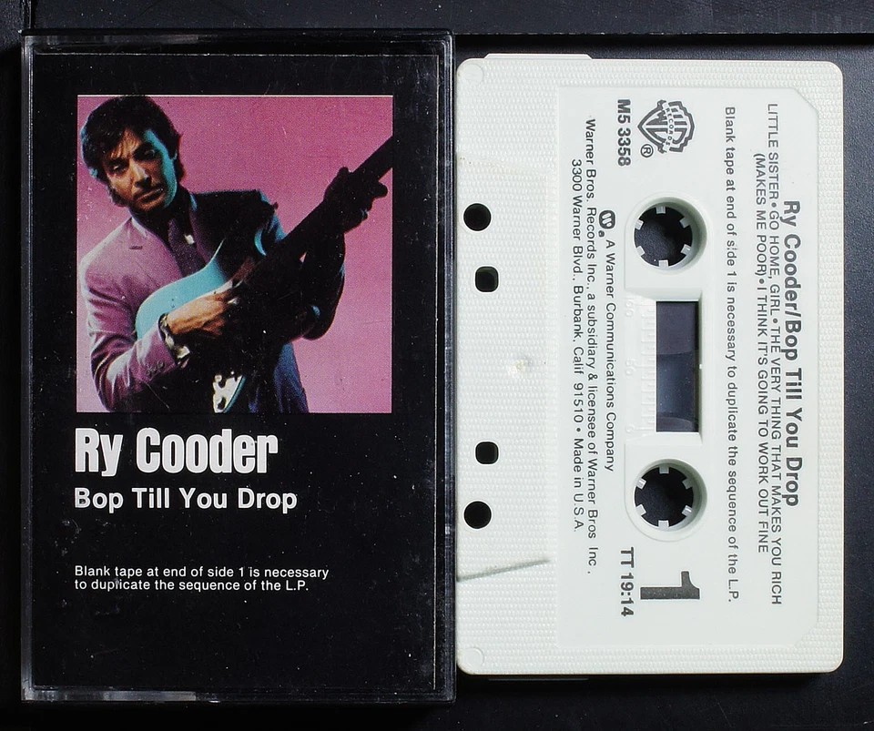 Ry Cooder - Bop Till You Drop - MC Cassette [NH28045] USA - Image 1 of 4
