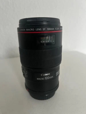  Canon EF 100mm f/2.8 L IS USM Macro Objektiv - Bild 1 von 3