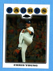 2008 Topps Chrome #18 Chris Young San Diego Padres - Picture 1 of 1