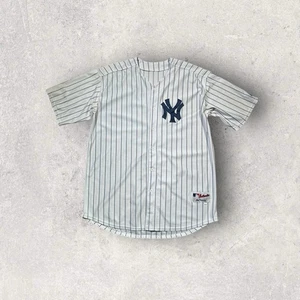 Vintage New York Yankees Majestic MLB Authentic Jersey Derek Jeter #2 Size 56 - Picture 1 of 10