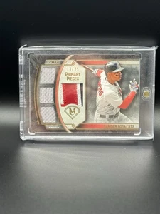 2017 Topps Museum Quad Primary Pieces Relic Xander Bogaerts Gold /25 #SPR-XB - Picture 1 of 2