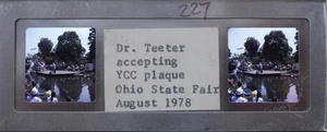 Dr Teeter YCC Ohio State Fair - 1978 Stereo Realist Slide glass mounted - Bild 1 von 3