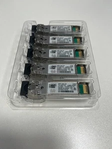 Lote de 5 / Módulo Cisco SFP-10G-LR 10GBASE-LR 1310nm 10km LC SMF SFP+ (Holograma) - Imagen 1 de 3