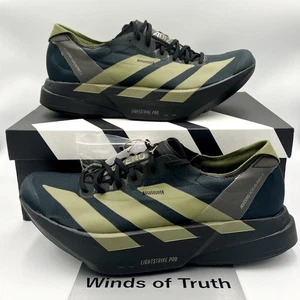 Adidas Adios Pro 4 JP6314 Core Negro/Enfoque Oliva/Carbón Para hombres Talla US4-14 - Imagen 1 de 24