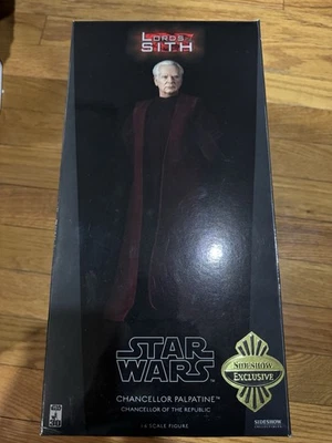 Sideshow Collectibles Star Wars Canciller Palpatine/Darth Sidious escala 1/6 Foto 1 de 4