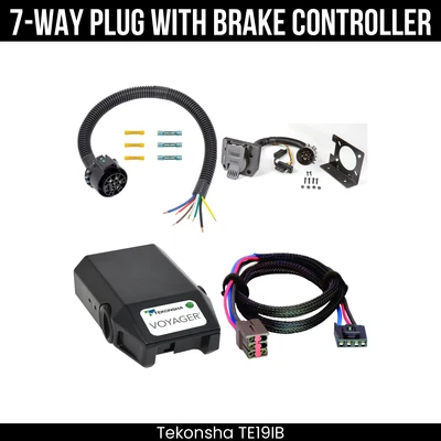 Control de freno de cableado de 7 vías Tekonha para 99-04 Ford F-250 350 450 550 Super Duty Foto 1 de 4