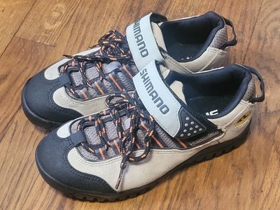 Zapatos de bicicleta de montaña Shimano SPD para mujer talla 3,5 EE. UU. (36) SM-SH51 correa tostada/negra Foto 1 de 4