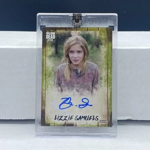 2018 AMC The Walking Dead Lizzie Samuels Auto 10/10 Bookend #A-BA - Picture 1 of 2
