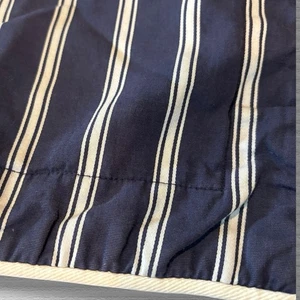 RALPH LAUREN STANDARD SHAM BARRYMORE BLUE/ WHITE STRIPE - Picture 1 of 5