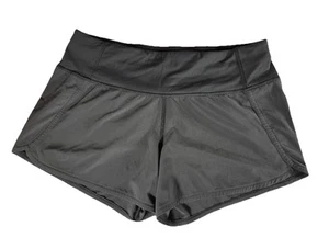 Pantalones Cortos Deportivos para Correr Gimnasio Lululemon Para Mujer Talla 6 Negros Bolsillo con Cremallera - Imagen 1 de 8