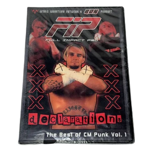 CM Punk Declarations Best of Vol. 1 DVD FIP Full Impact Pro Wrestling Indies Fuera de Stock - Imagen 1 de 11