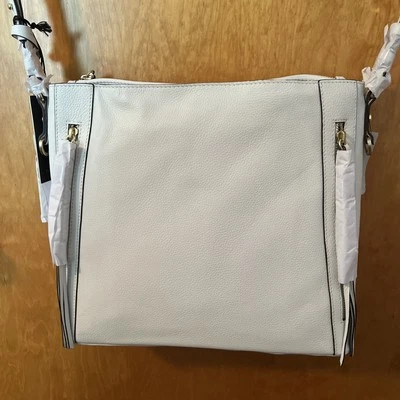 Bolso Bandolera Lodis Cuero Blanco Aviva Hobo / Nuevo Foto 1 de 4