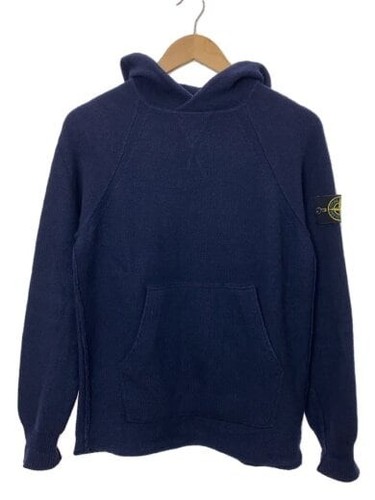 STONE ISLAND 16AW KNIT HOODIE Maglione a maglia (spessa) M Lana NVY 6515571