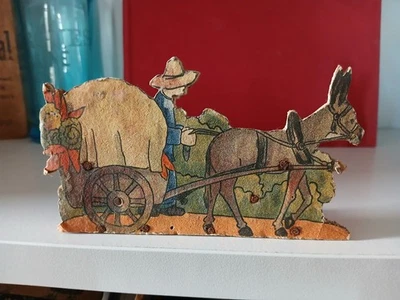 1920/1930 Jouet Ancien En Bois Figurine Personnage Ferme Metier Ancien  Santons - Photo 1/4